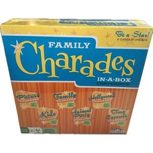 OUTSET Media Family Charades Inabox Compendium Board Game‎ NEW